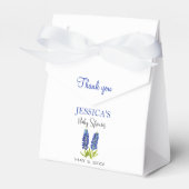 ブルーボンネットフラワーズテキサス州ベビーシャワーガール フェイバーボックス (正面サイド)