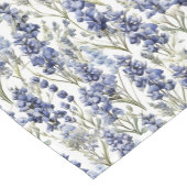 ブルーボンネットフラワーブルーウォーター色ワイルドフラワー ショートテーブルランナー (コーナー)