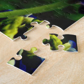 ブルーボンネットブルーフラワーズテキサス州テシャンフローラ ジグソーパズル (側面)