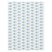 ブルーボンネットブルーフラワーズテキサス州テシャンフローラ テーブルクロス (正面)