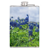 ブルーボンネットブルーフラワーズテキサス州テシャンフローラ フラスク (裏面)