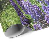 ブルーボンネットブルーフローラテキサス州テシャンエレガント ラッピングペーパー (ロールコーナー)