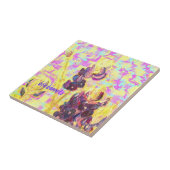 ブルーボンネットワイルドフラワーアップアップ タイル (側面)