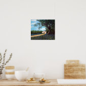 ブルーボンネット付き納屋 ポスター (キッチン)