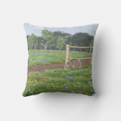 ブルーボンネット枕のフィールド クッション (裏面)