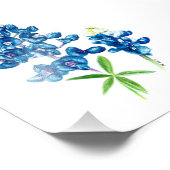 ブルーボンネット フォトプリント            (角)