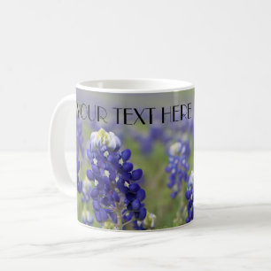 ブルーボンネット 青い花 テキサス テキサス州 花 コーヒーマグカップ
