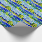 ブルーボン畑 ラッピングペーパー (コーナー)