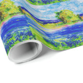 ブルーボン畑 ラッピングペーパー (ロールコーナー)