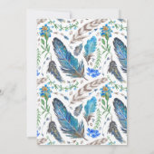 ブルーボーアステカホウォーター色 |ありがとうございます サンキューカード (裏面)