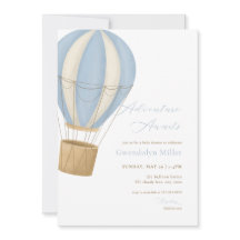 ブルーボーイの冒険が待っている！ベビーシャワーのご招待