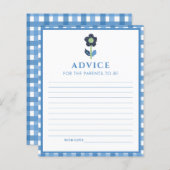 ブルーボーイカワイゾウアドバイス親ベビーシャワー (正面/裏面)