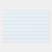 ブルーボーイコウノトリ赤ちゃんシャワーラッピング紙シート ラッピングペーパーシート (正面2)