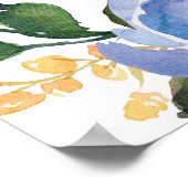 ブルーボーイシャワー歓迎サイン ポスター (角)