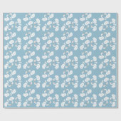 ブルーボーイスワン赤ちゃんシャワー ラッピングペーパー (フラット)