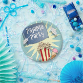 ブルーボーイズスリーポバーパジャマパーティー ペーパープレート (パーティー)