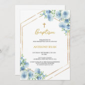 ブルーボーイズバプテスマ 招待状 (正面/裏面)