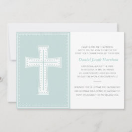 ブルーボーイズファーストコミュニオン 招待状