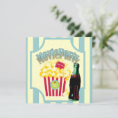 ブルーボーイズ映画誕生日パーティーへの招待 招待状 (スタンド正面)