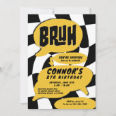 ブルーボーイズ10代のバースデーパーティー 招待状 (正面)