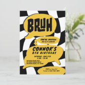 ブルーボーイズ10代のバースデーパーティー 招待状 (スタンド正面)