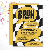 ブルーボーイズ10代のバースデーパーティー 招待状