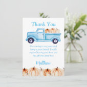 ブルーボーイズ ポップシクル お誕生日パーティー サンクスカード 招待状 (スタンド正面)