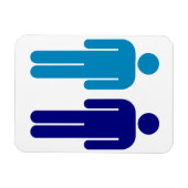 ブルーボーイズLGBTQ マグネット (横)