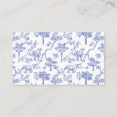 ブルーボーイトイレサファリオムツラッフルベビーシャワー エンクロージャーカード (裏面)