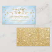 ブルーボーイトゥインクルリトルスターおむつラッフルカード エンクロージャーカード (正面/裏面)