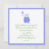 ブルーボーイバニーの招待 招待状 (裏面)