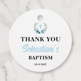 ブルーボーイバプティスラウンド フェイバータグ