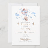 ブルーボーイバプテスマ招待状 招待状 (正面)