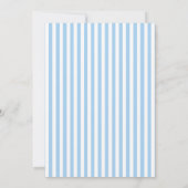 ブルーボーイバーブベイビーシャワー招待状 招待状 (裏面)