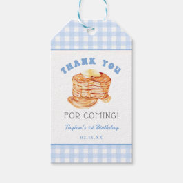 ブルーボーイパンケーキブレックファスト誕生日サンキューユー ギフトタグ