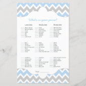 ブルーボーイビンゴ財布ベビースシャワー2ゲームセット (裏面)