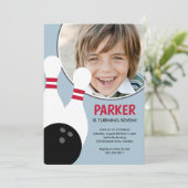 ブルーボーイフォトボーリング誕生会 招待状 (スタンド正面)