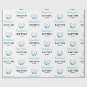 ブルーボーイフローラバプテスマ ラッピングペーパー (フラット)