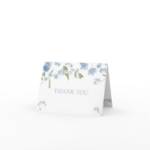 ブルーボーイベビーイン開花ベビーシャワーサンキューカード