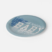 ブルーボーイベビーシャワーパーティー紙プレート ペーパープレート (アングル)