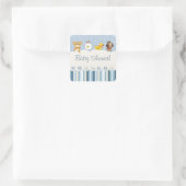 ブルーボーイベビーシャワー スクエアシール (バッグ)