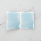 ブルーボーイベビーシャワー、ボーイベビーシャワー 招待状 (内部)