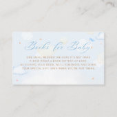 ブルーボーイボホテディベアバルーンブズベビー エンクロージャーカード (正面)