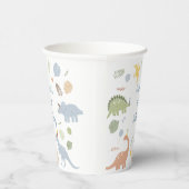 ブルーボーイボホ恐竜誕生日 紙コップ (右)