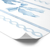 ブルーボーイボーイベビーシャワーへようこそ ポスター (角)