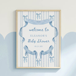 ブルーボーイボーイベビーシャワーへようこそ ポスター