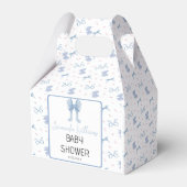 ブルーボーイボーイベビーシャワー水彩色 フェイバーボックス (正面サイド)