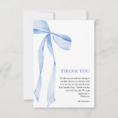 ブルーボーイボーイベビーシャワー サンキューカード (正面)