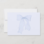 ブルーボーイボーイベビーシャワー サンキューカード (裏面)