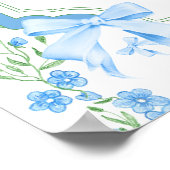 ブルーボーイボーイベビーシャワー ポスター (角)